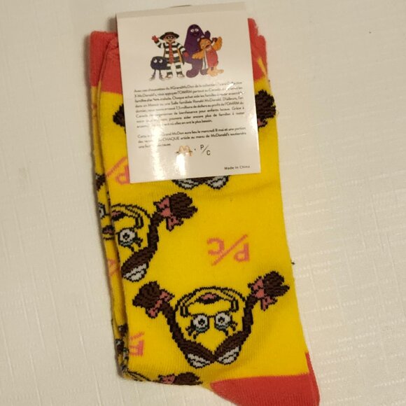 McDonald's Socks BIRDIE Peace Collective McHappy Day Brand New - Picture 3 of 4